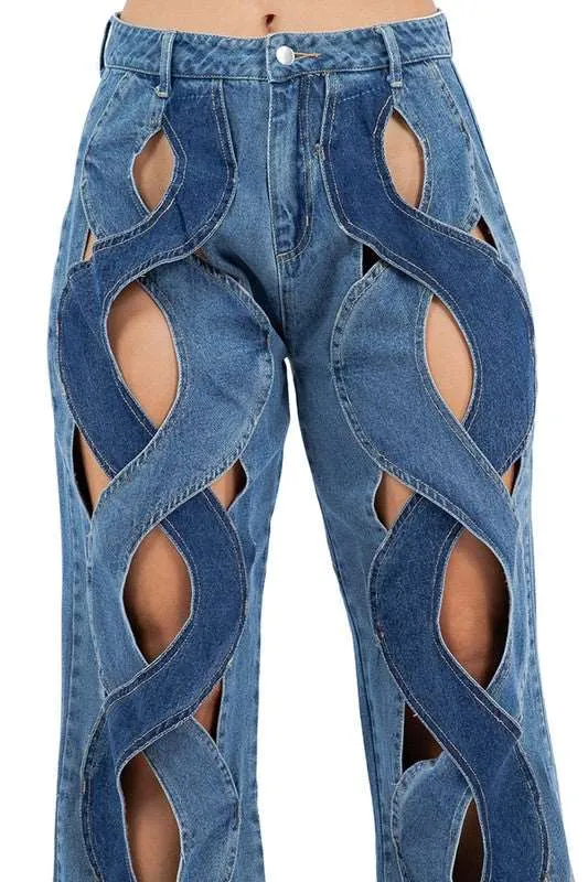 43- Sneak Attack Denim Jeans