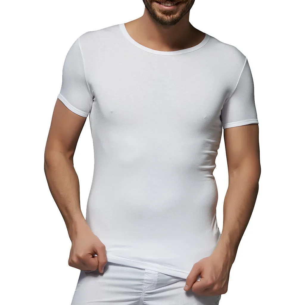 6 Pack Men's round neck Undershirts c.33