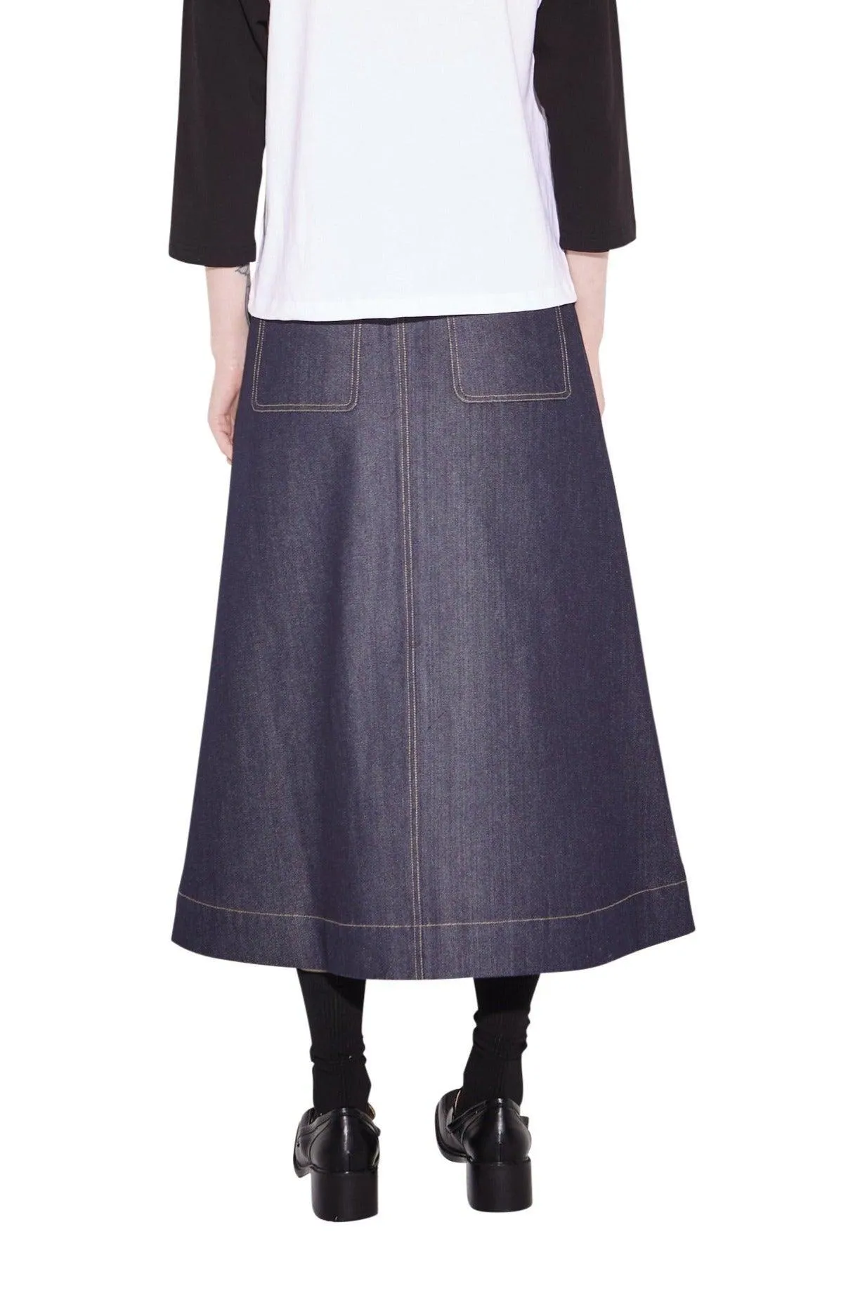 A-Line Denim Skirt