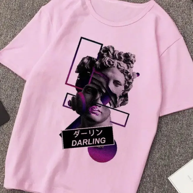 Aesthetic Ancient Sculpture Vaporwave T-Shirt