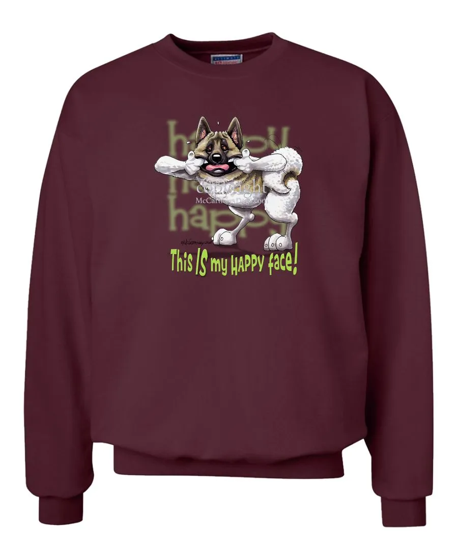 Akita - Who's A Happy Dog - Sweatshirt