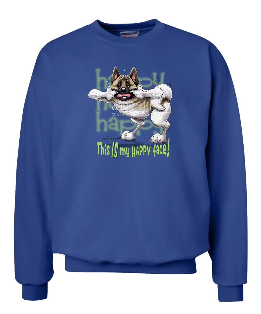 Akita - Who's A Happy Dog - Sweatshirt