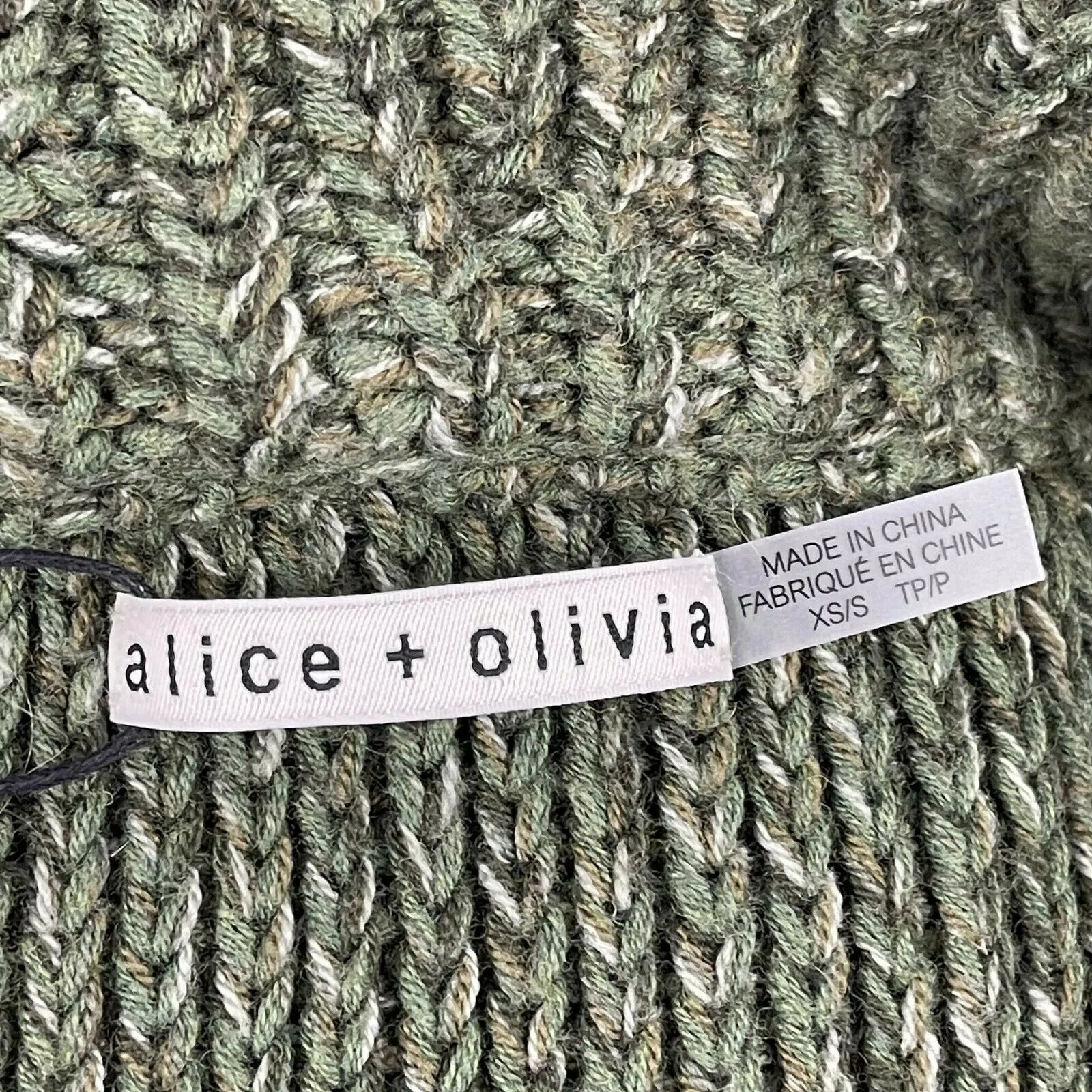 Alice   Olivia - New w/ Tags - Astrid Shawl Collar Coat - Green - XS/S - Jacket