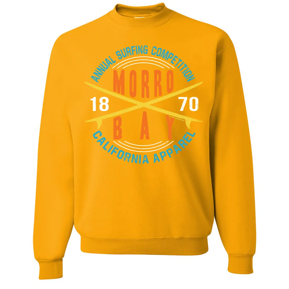 Annual Surfing Competition Crewneck Sweatshirt