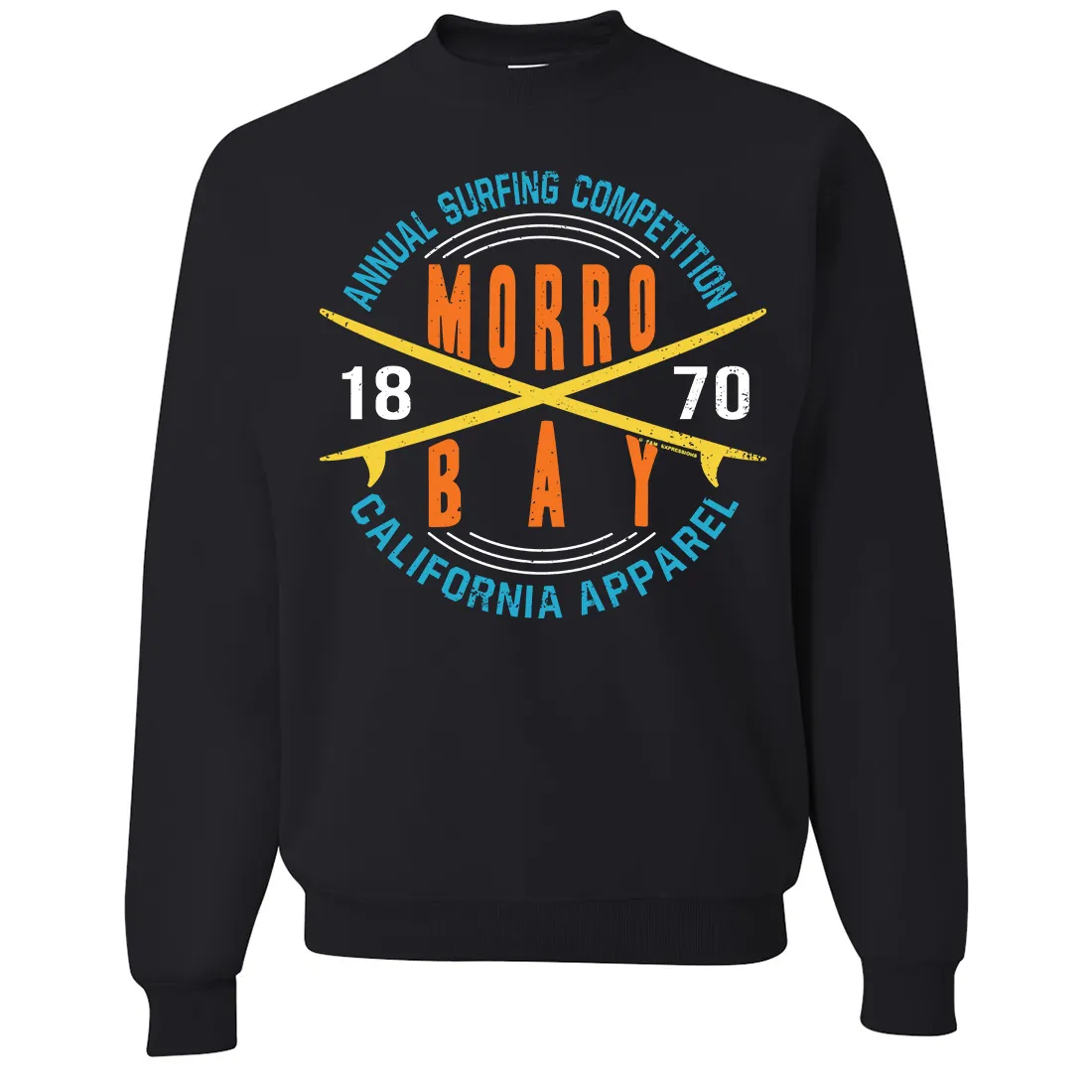 Annual Surfing Competition Crewneck Sweatshirt