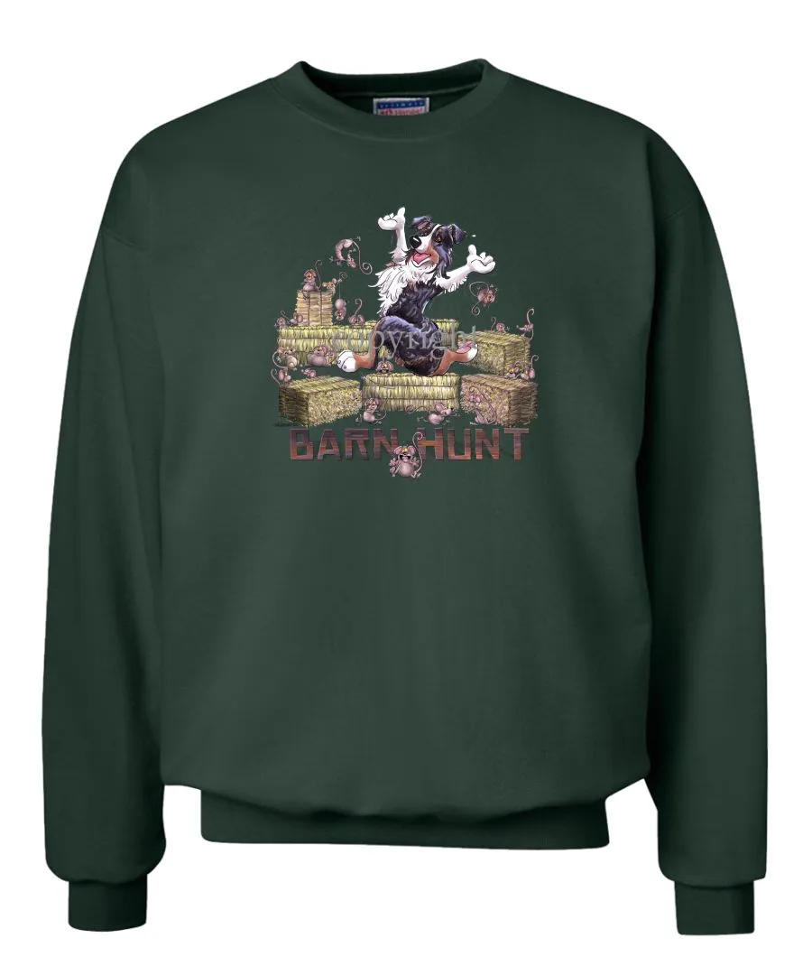 Australian Shepherd  Black Tri - Barnhunt - Sweatshirt