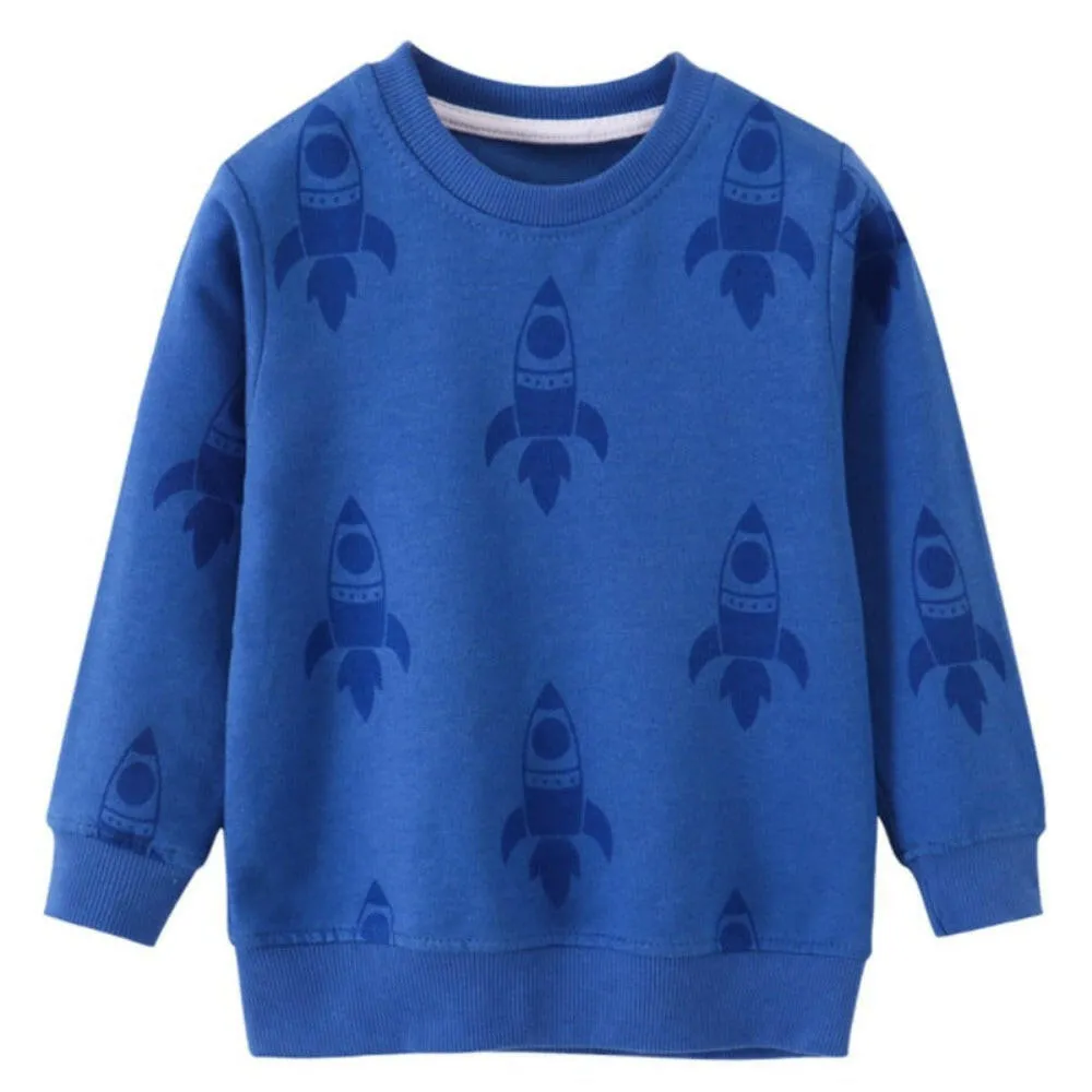 Baby Boys Spring Animal Long Sweaters