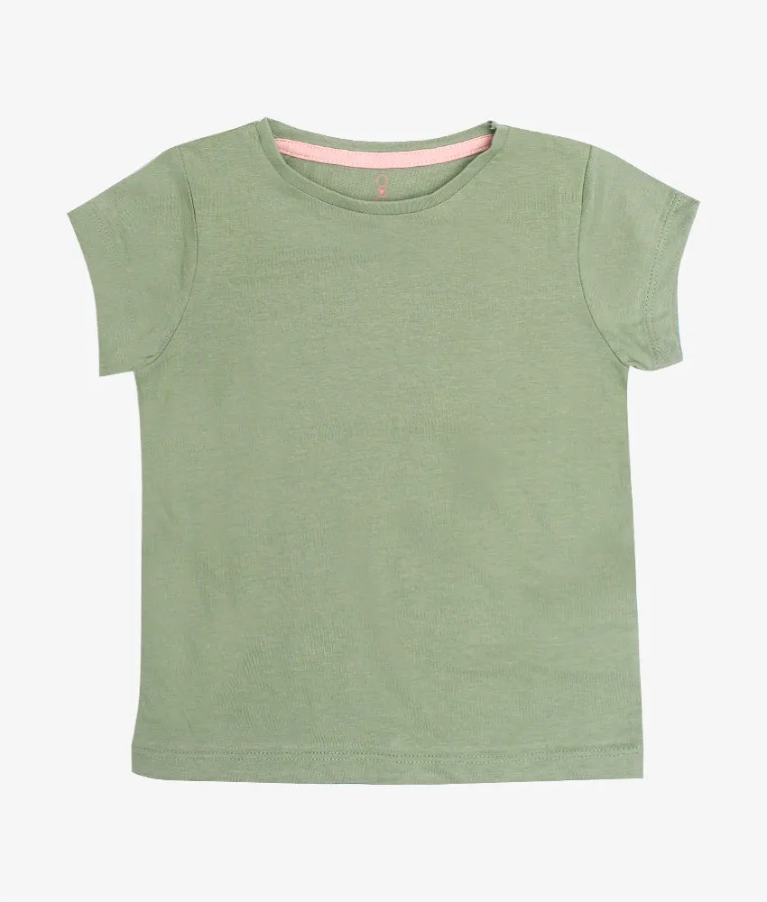 Baby Girls T-Shirts - Green