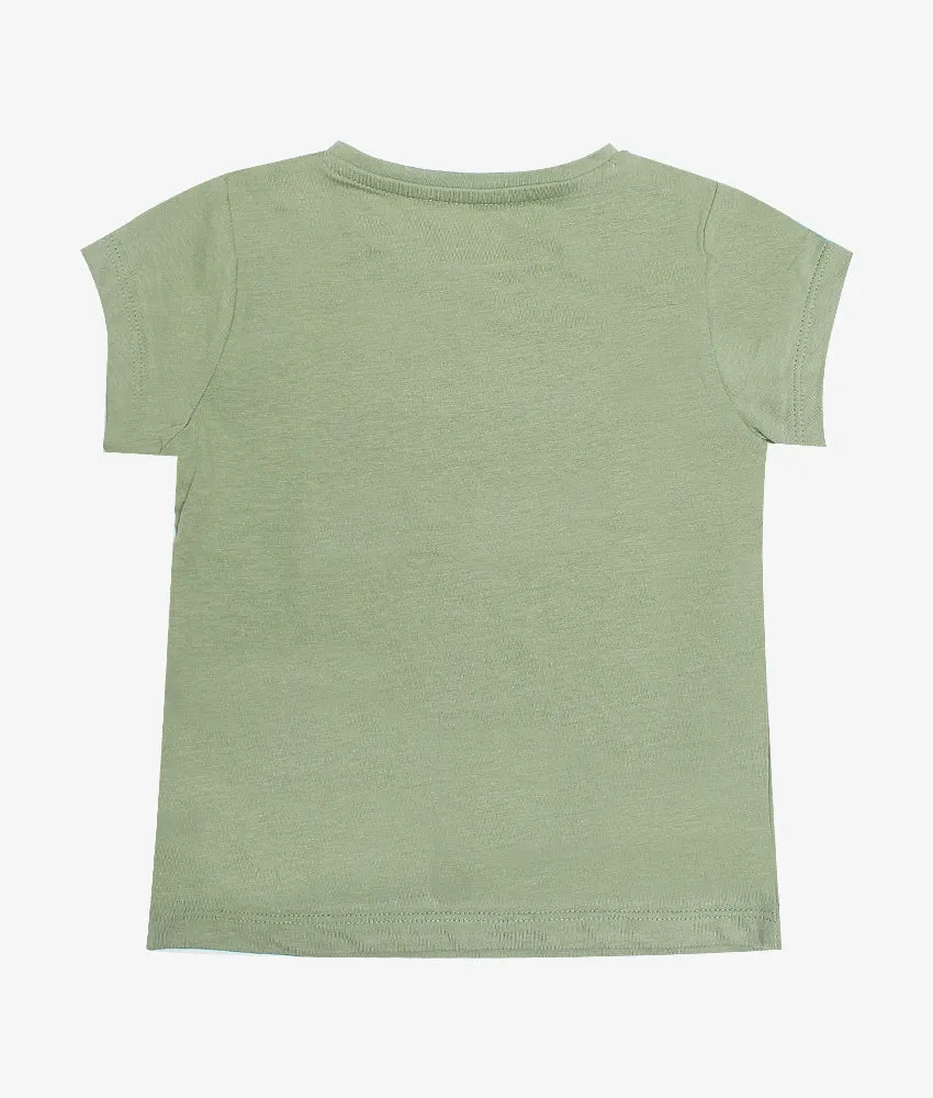 Baby Girls T-Shirts - Green