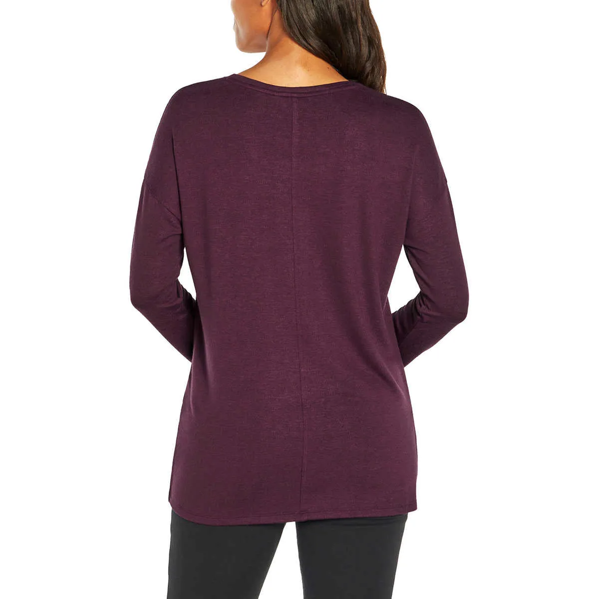 Banana Republic Women's Soft Knit Long Sleeve High-Low Hem Sweater Top