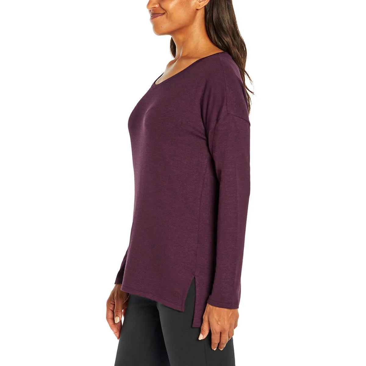 Banana Republic Women's Soft Knit Long Sleeve High-Low Hem Sweater Top