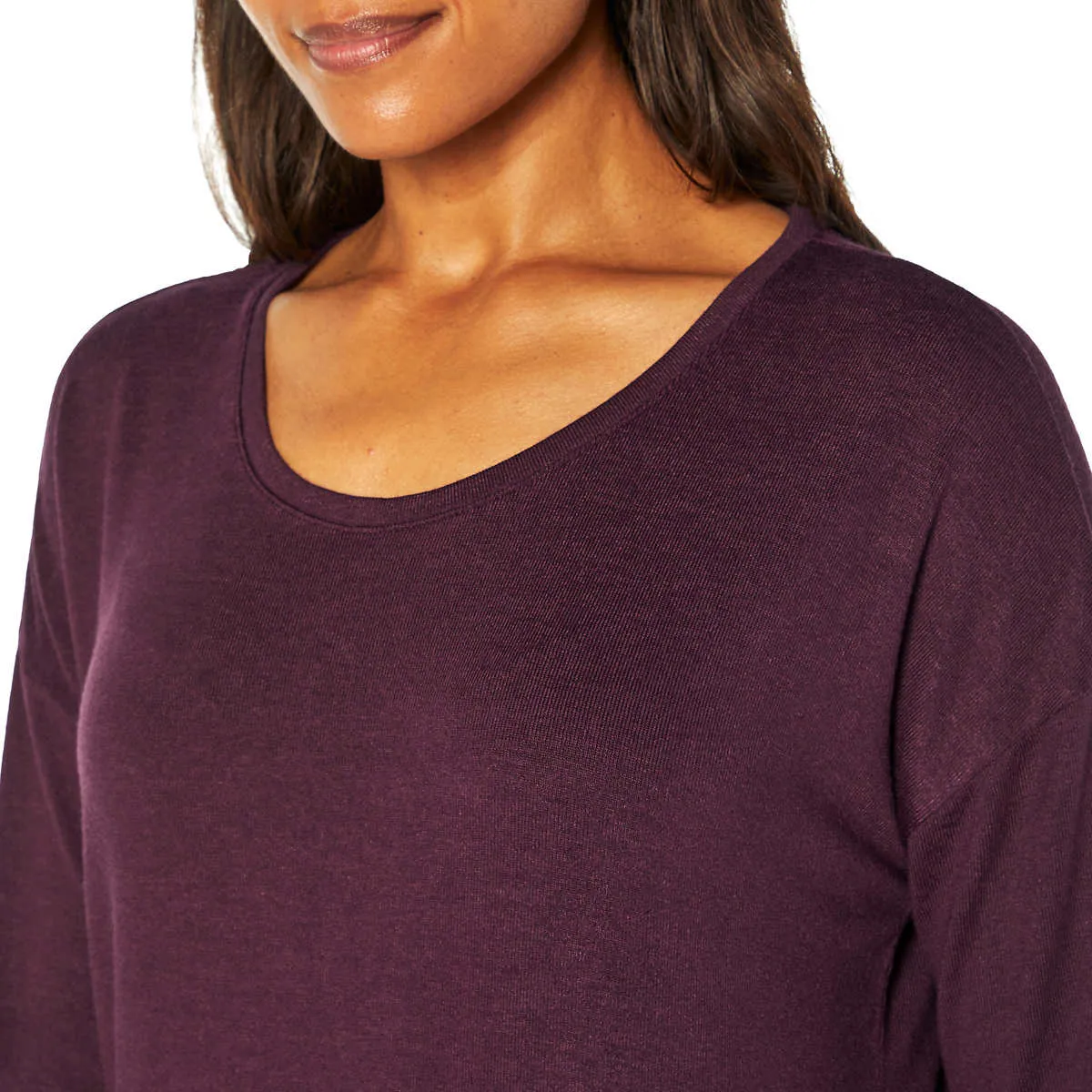 Banana Republic Women's Soft Knit Long Sleeve High-Low Hem Sweater Top