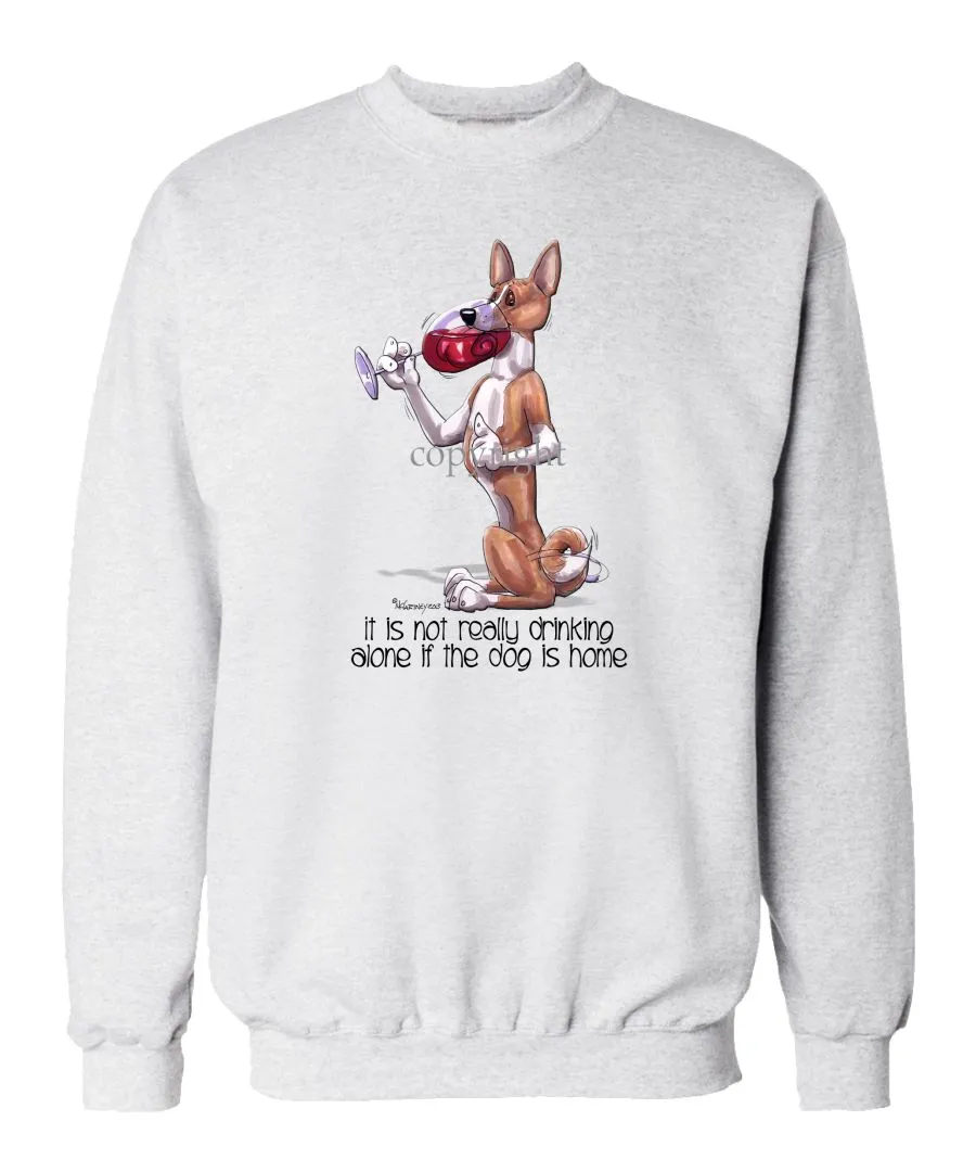 Basenji - It's Not Drinking Alone - Sweatshirt