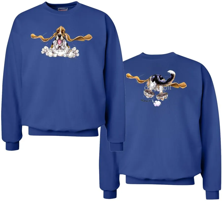 Basset Hound - Coming and Going - Sweatshirt (Double Sided)