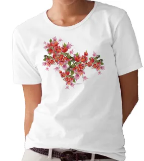 Bougainvillea Blossoms T-shirt/tee by Valerie Pfeiffer