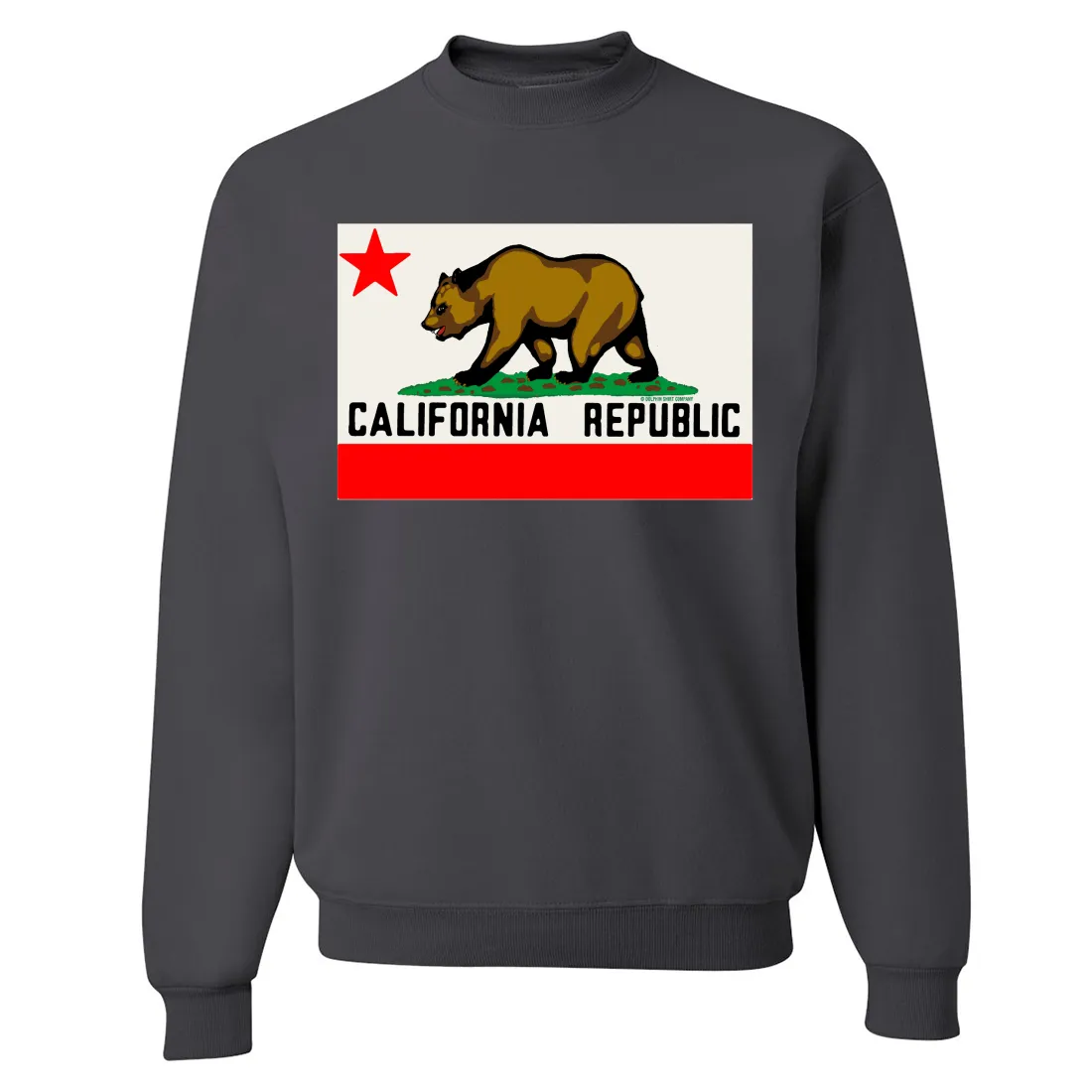 California Republic Original Bear Flag Crewneck Sweatshirt