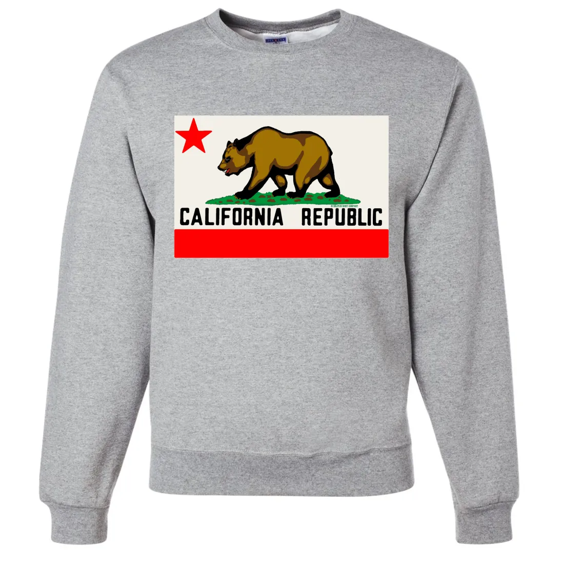 California Republic Original Bear Flag Crewneck Sweatshirt