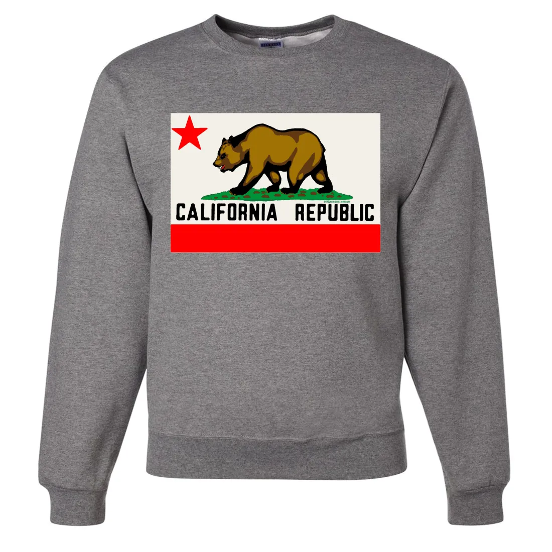 California Republic Original Bear Flag Crewneck Sweatshirt