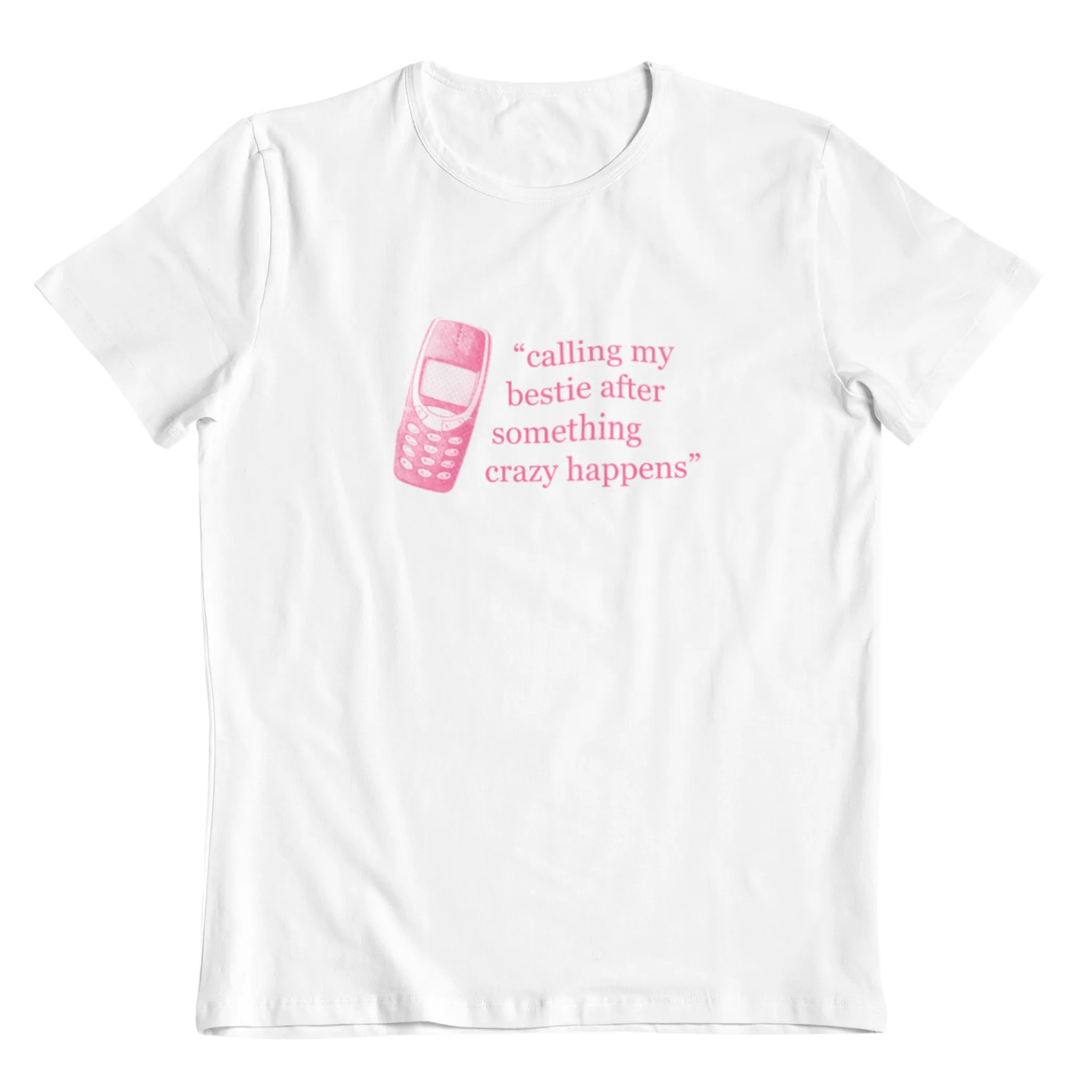 CALLING (ROSA), BABY TEE - VIT