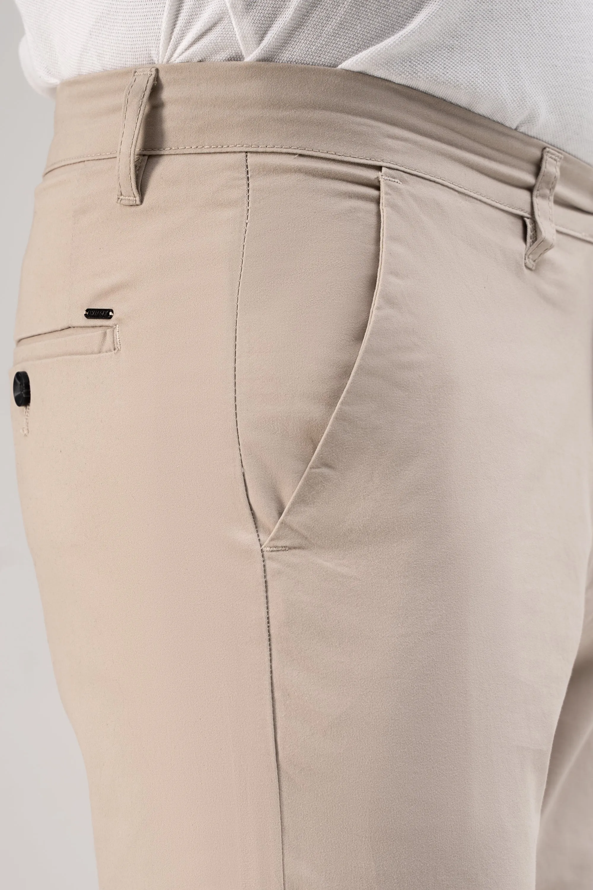 CASUAL PANT CROSS POCKET BEIGE