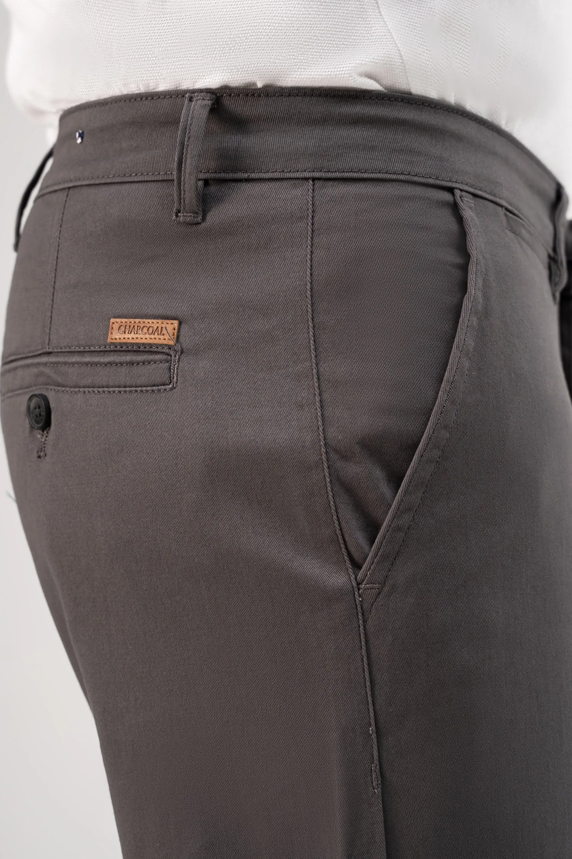 CASUAL PANT CROSS POCKET GREY