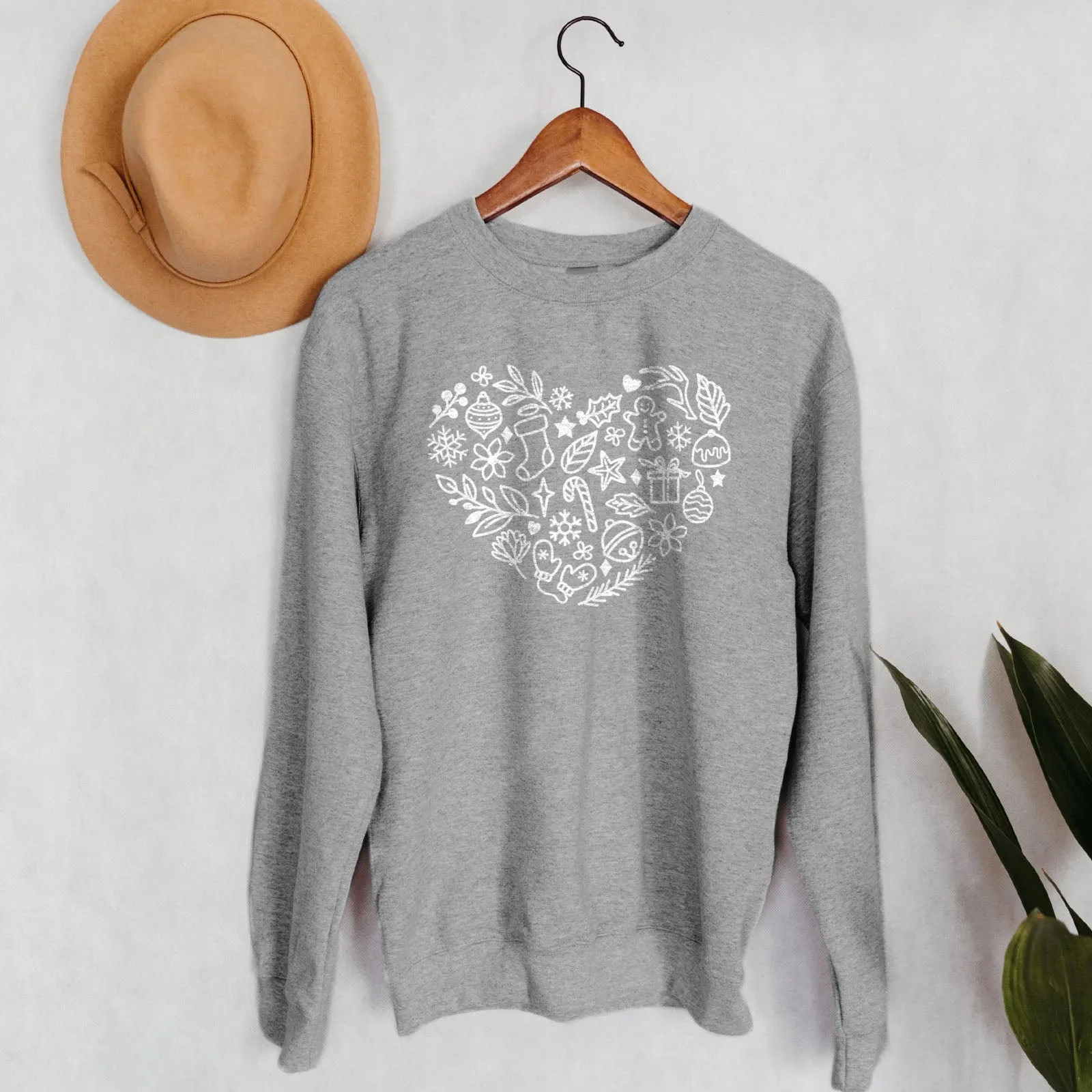 Christmas Heart Sweatshirt