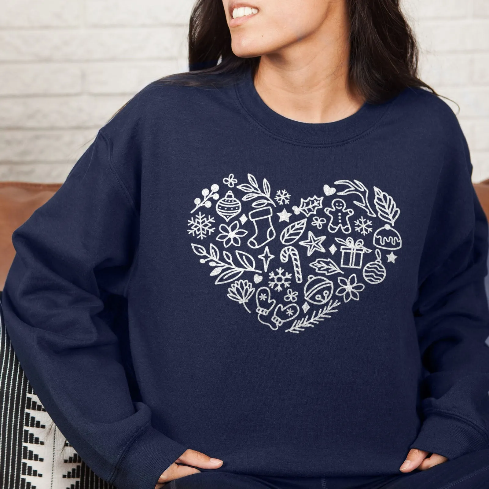 Christmas Heart Sweatshirt