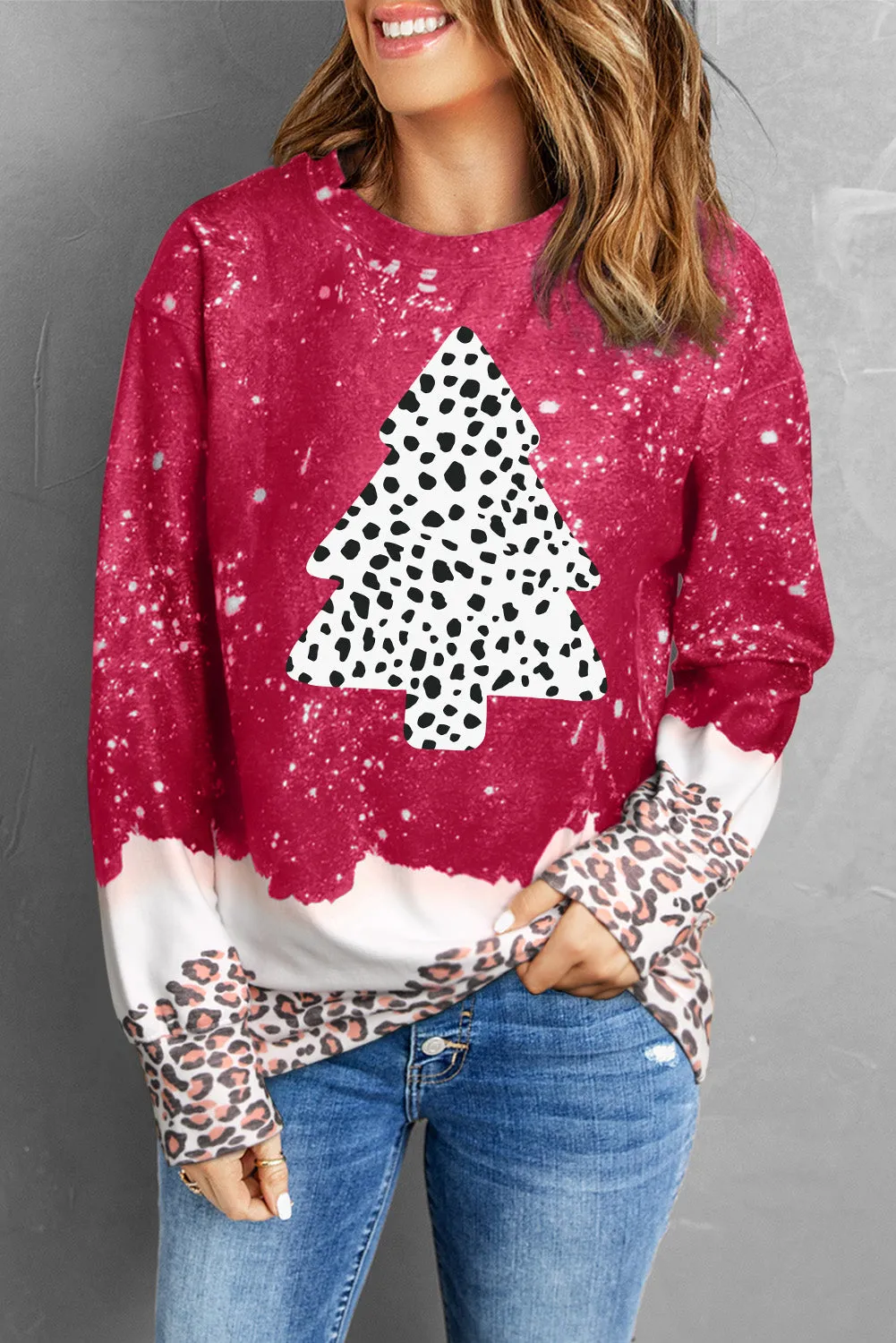 Christmas Tree Loose Fit Sweatshirt