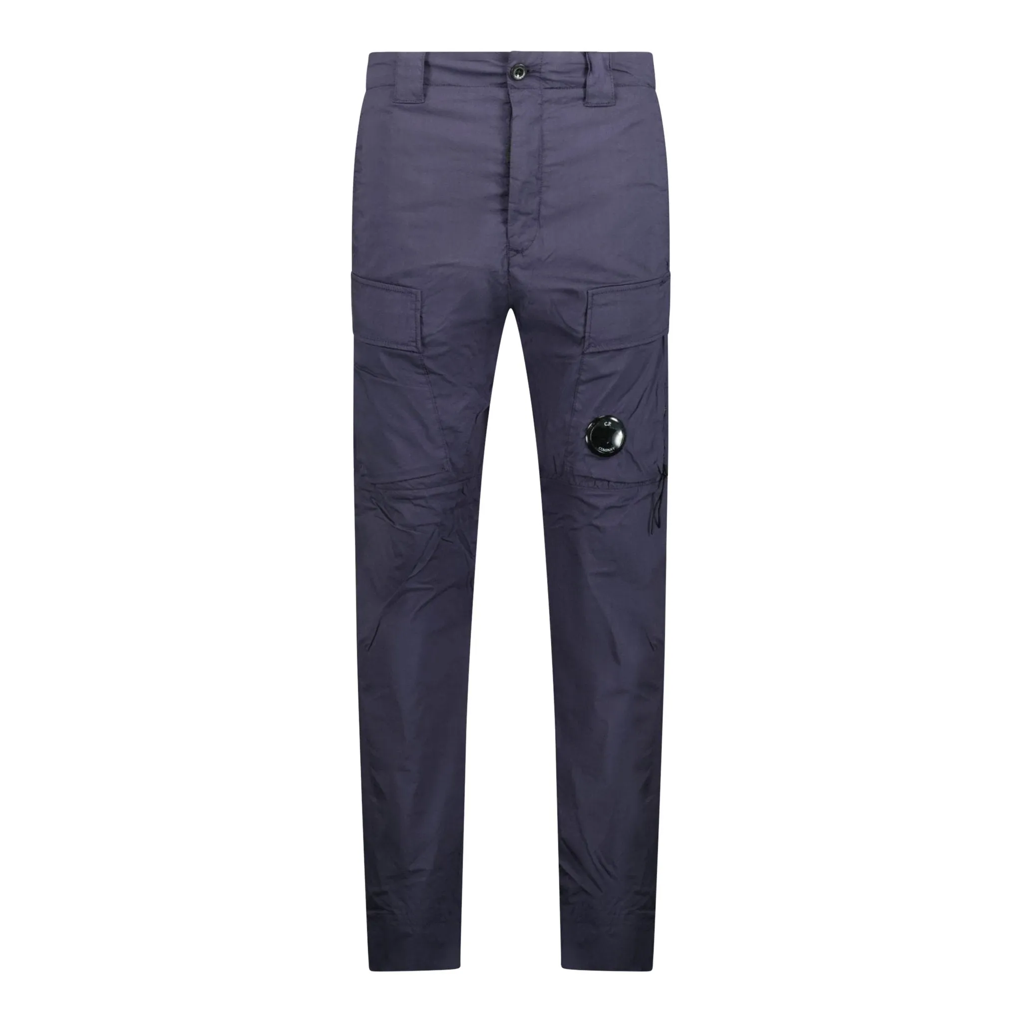 CP COMPANY Cuffed 50 Fili Stretch Cargo Pants Blue