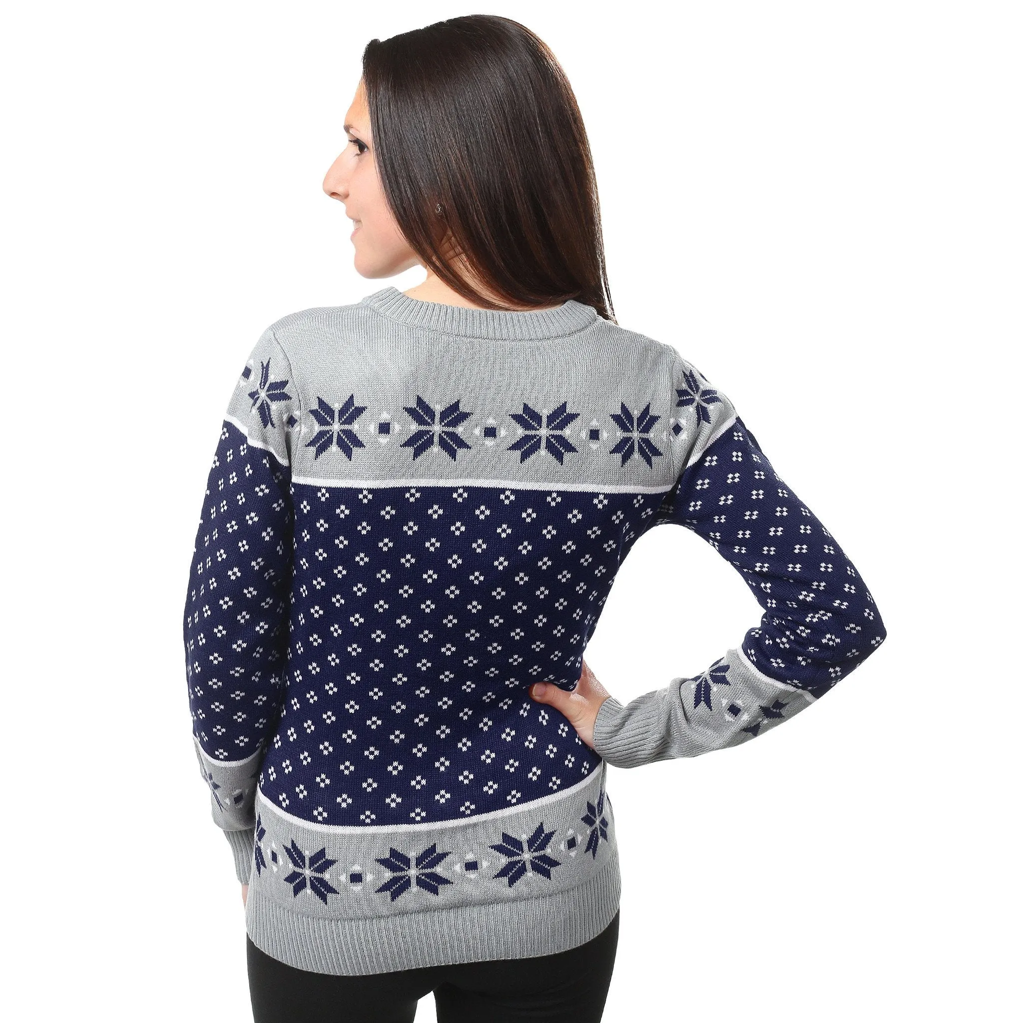 Dallas Cowboys Womens Festive Christmas NFL Sweater