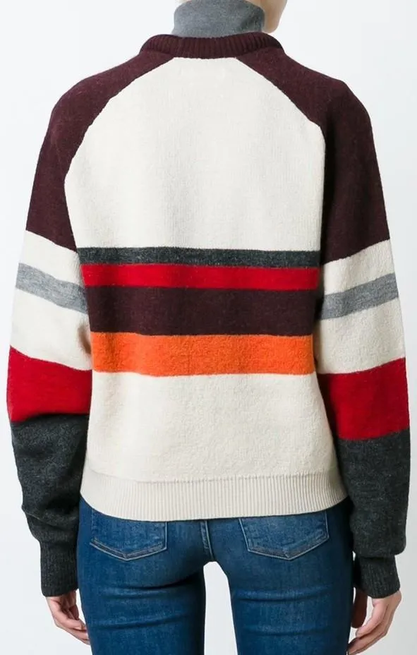 'Dinky' Striped Sweater Multi/White