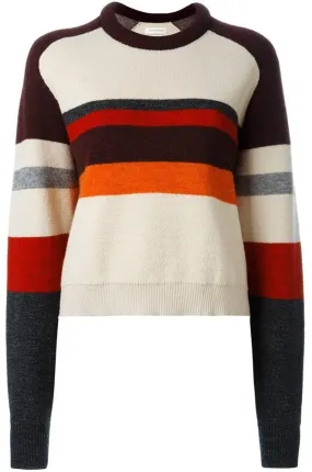 'Dinky' Striped Sweater Multi/White