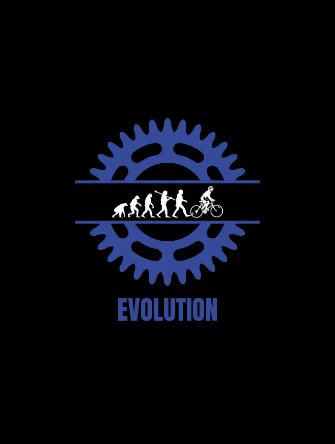 EVOLUTION TEE - CYCLE SERIES - BLACK