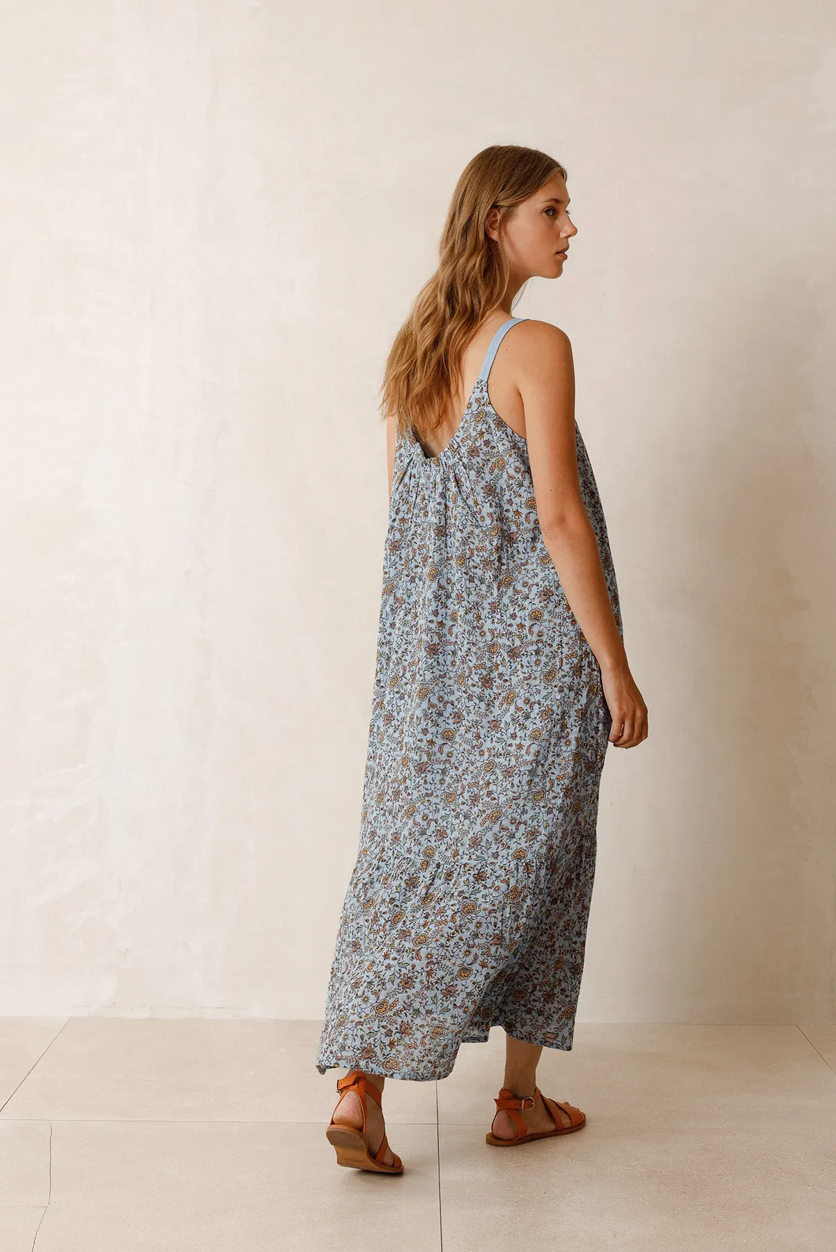 FLORAL LONG DRESS