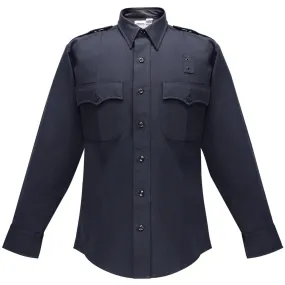 Flying Cross Deluxe Tactical Long Sleeve Shirt w/ Com Ports - LAPD Navy