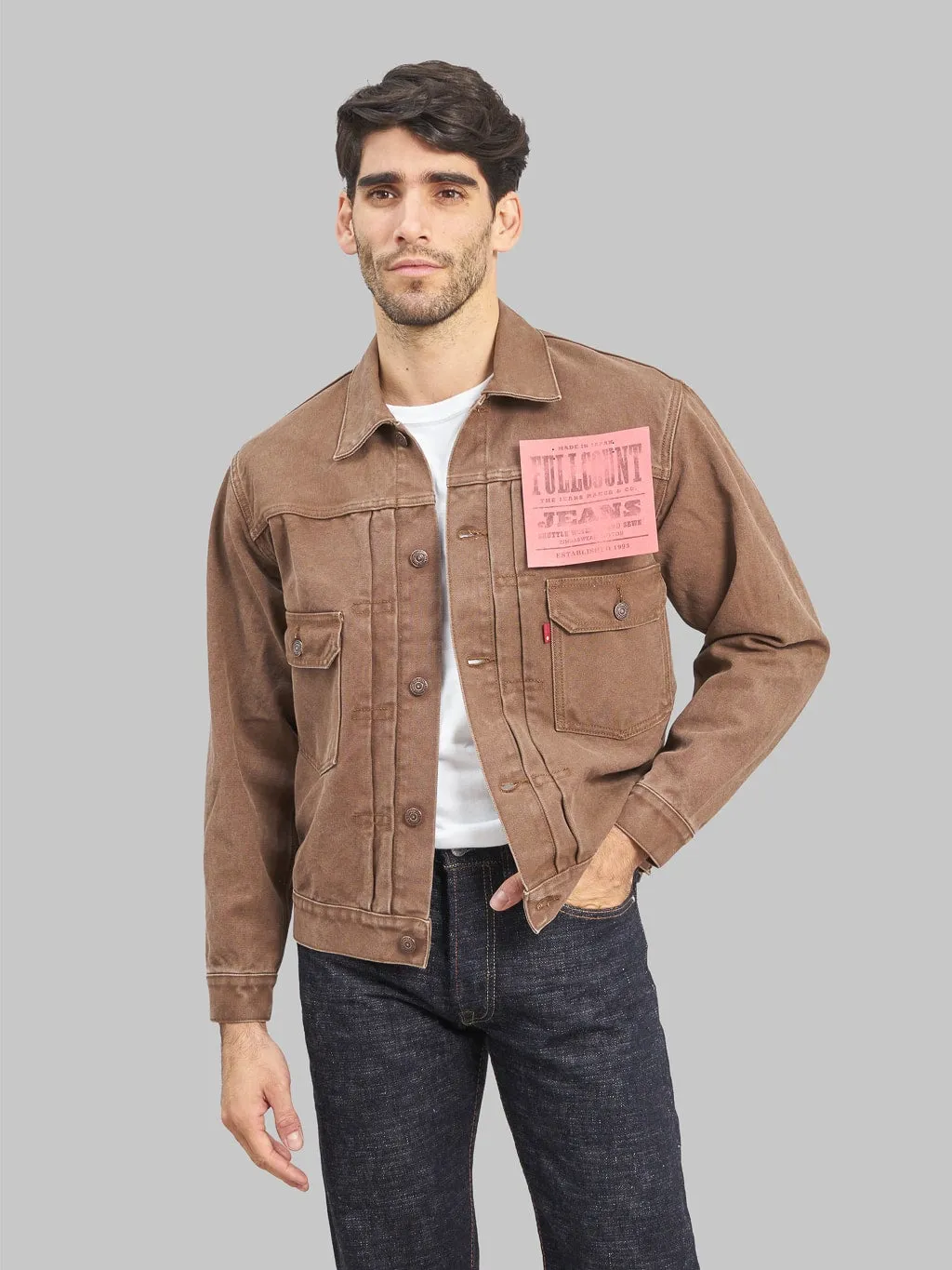 Fullcount Type 2 Premium Paraffin Canvas Jacket - Model 2035