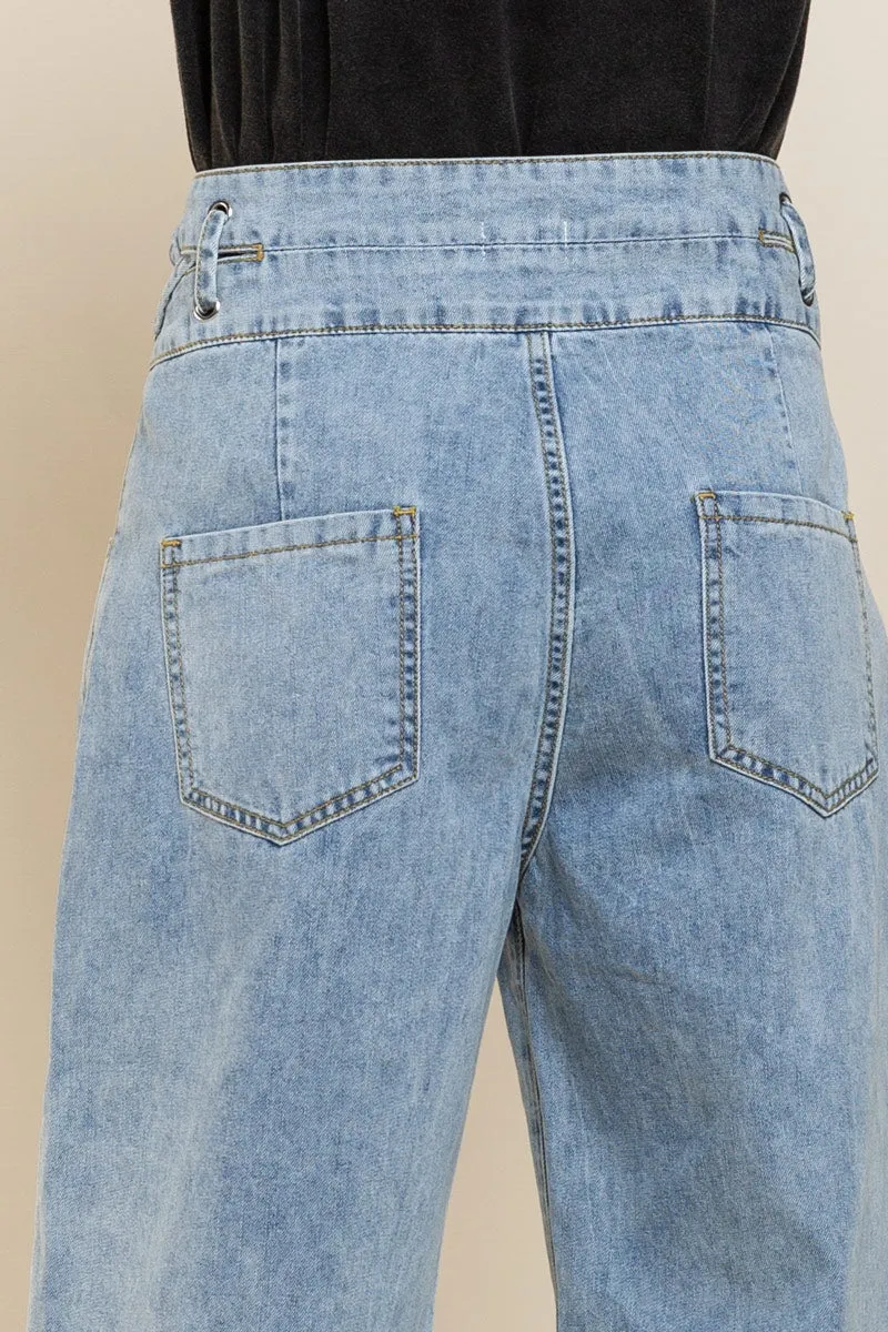 Stylish Gabrielle High-Waisted Denim Jeans - Perfect Fit for Fashionable Women