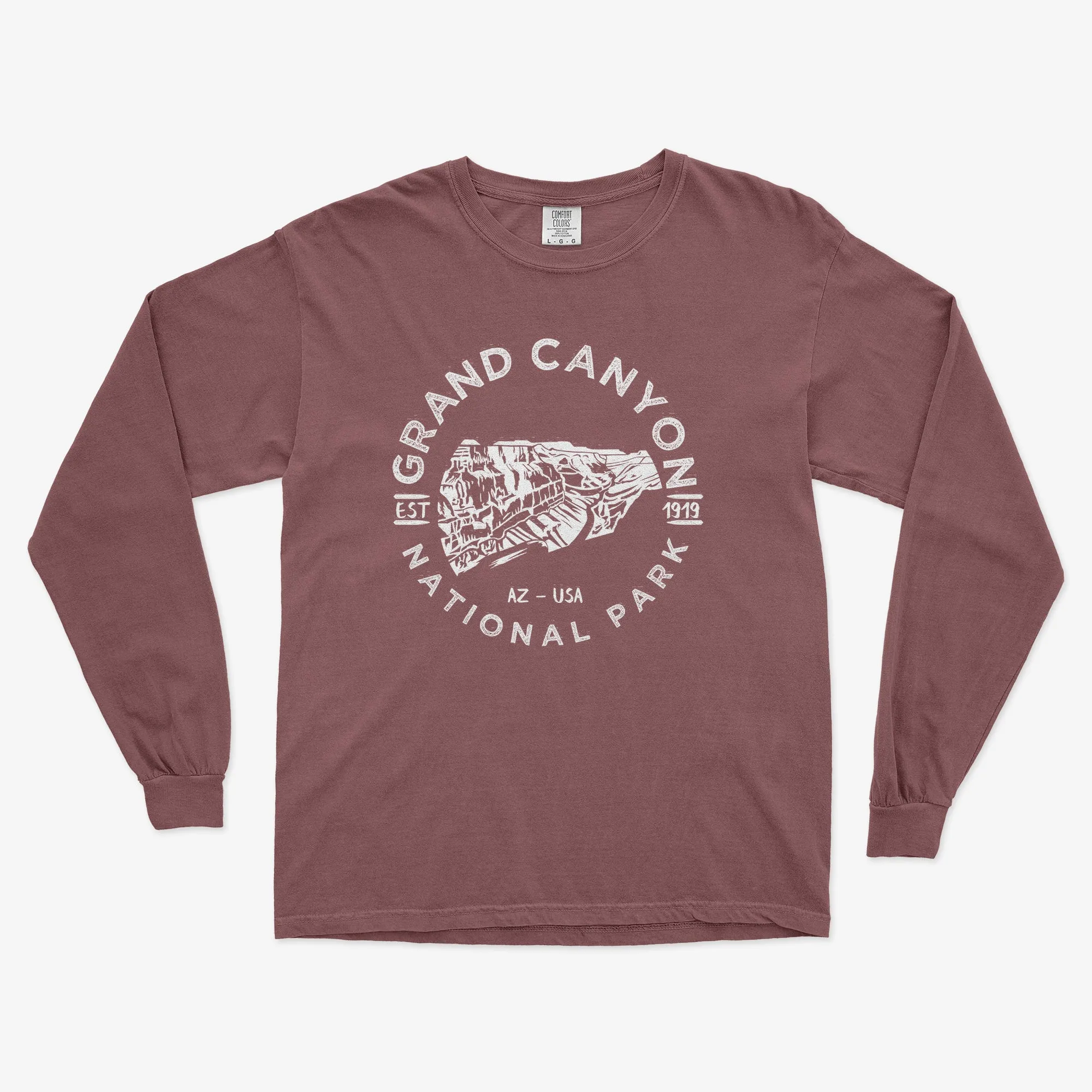 Grand Canyon National Park Comfort Colors Long Sleeve T Shirt