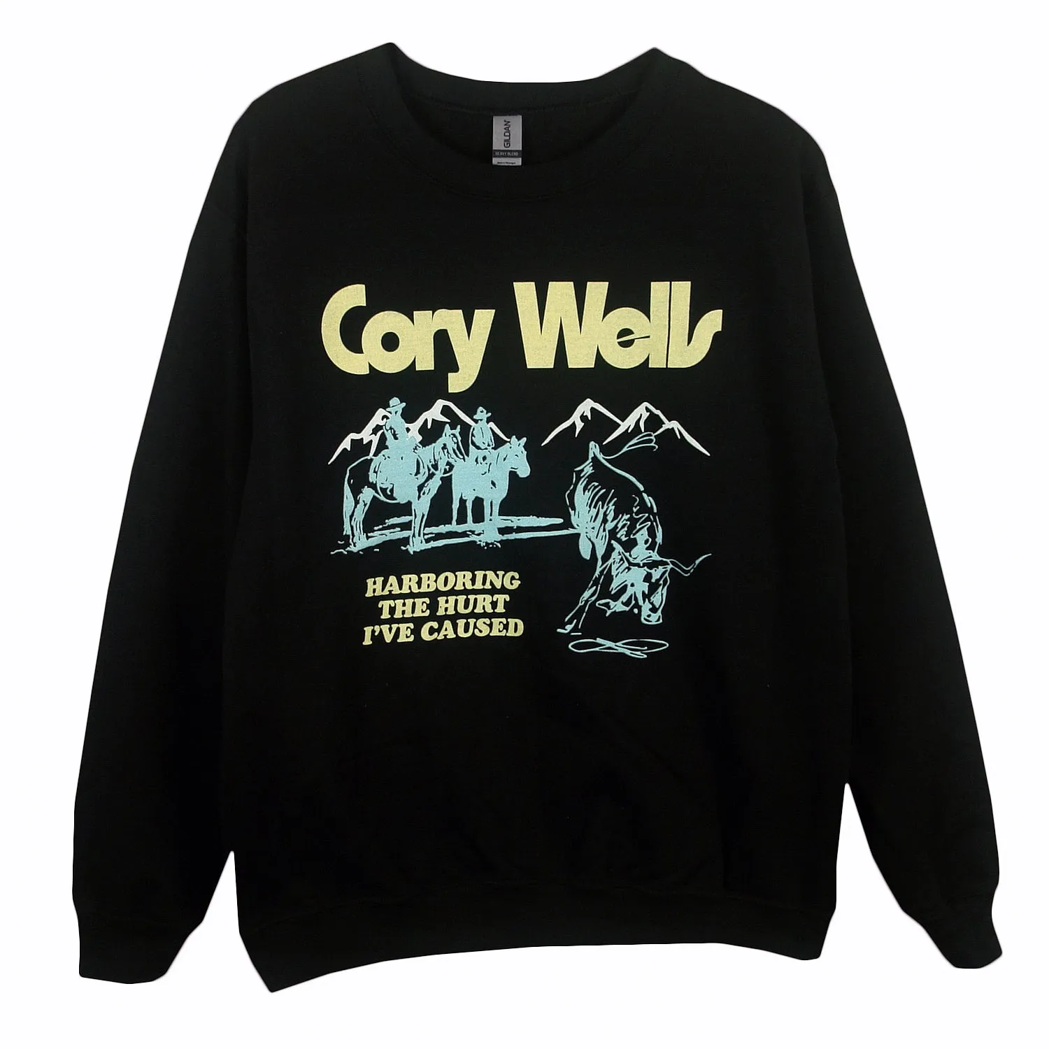 Harboring The Hurt I've Caused Black - Crewneck