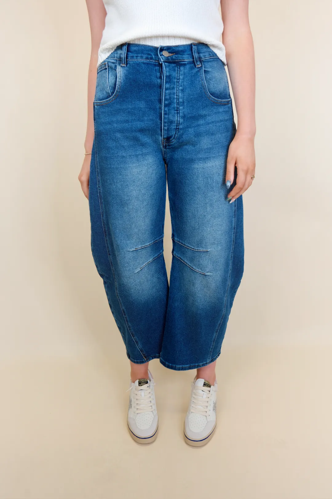 Here For Fun Denim Pants