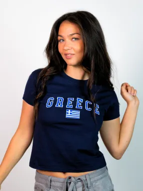 ITALIA, BABY T-SHIRT - BLÅ