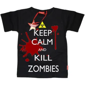 Keep Calm and Kill Zombies Teenagers T-Shirt