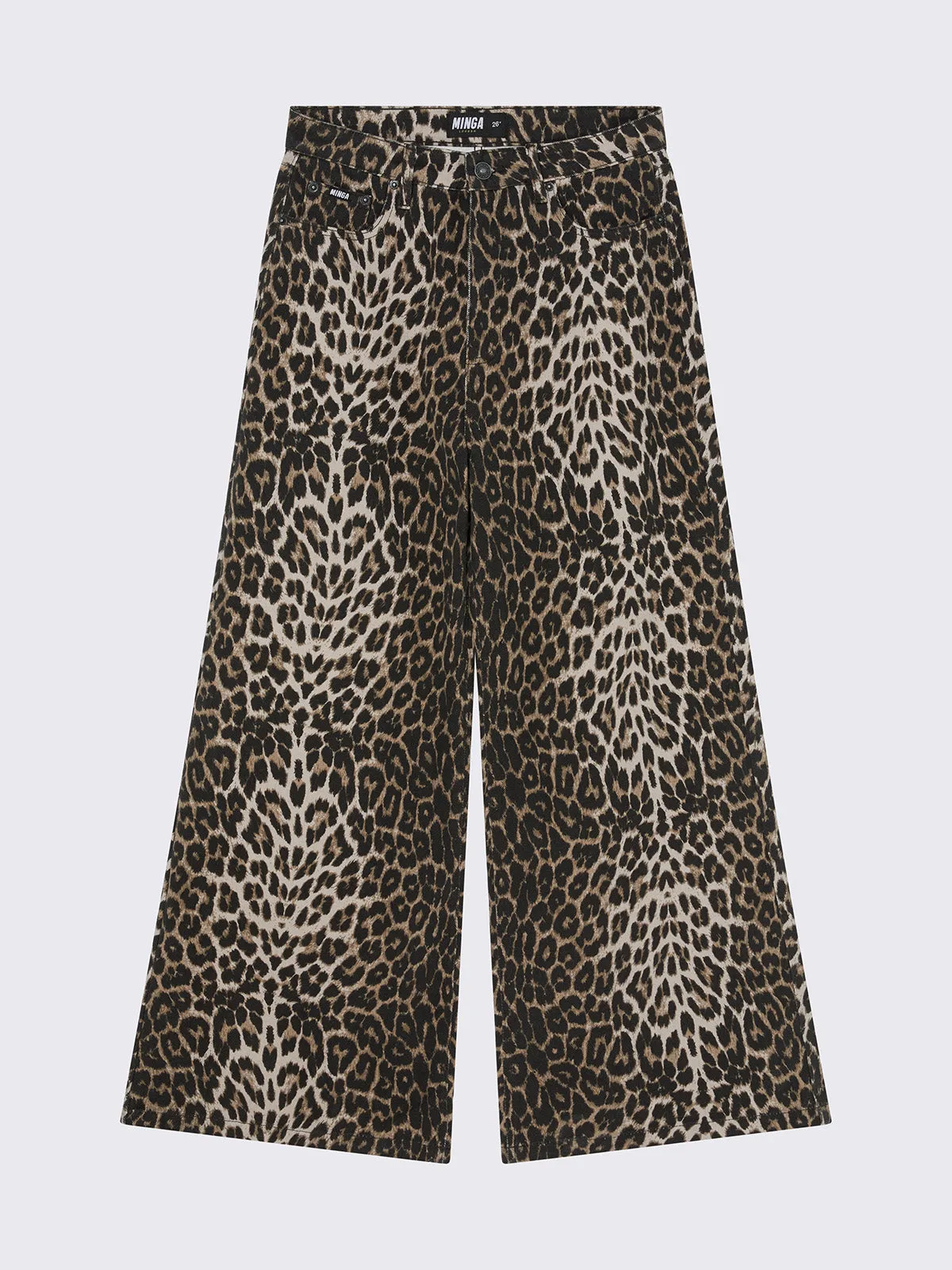 Leopard Baggy Jeans