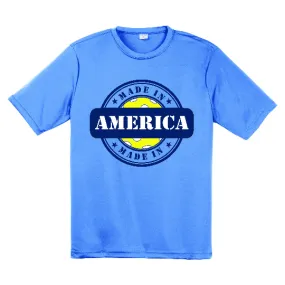 Made In America With Pickleball | Clearance Men’s Short Sleeve Pickleball Shirt | 100% Polyester