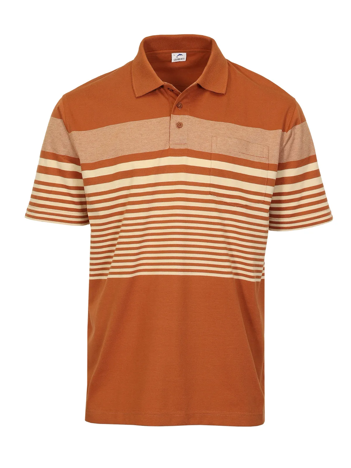 Men's Multi-Striped Polo Shirt