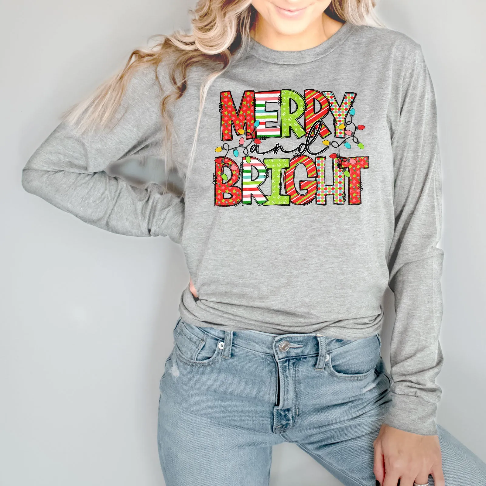 Merry and Bright Paper Craft Sweatshirt