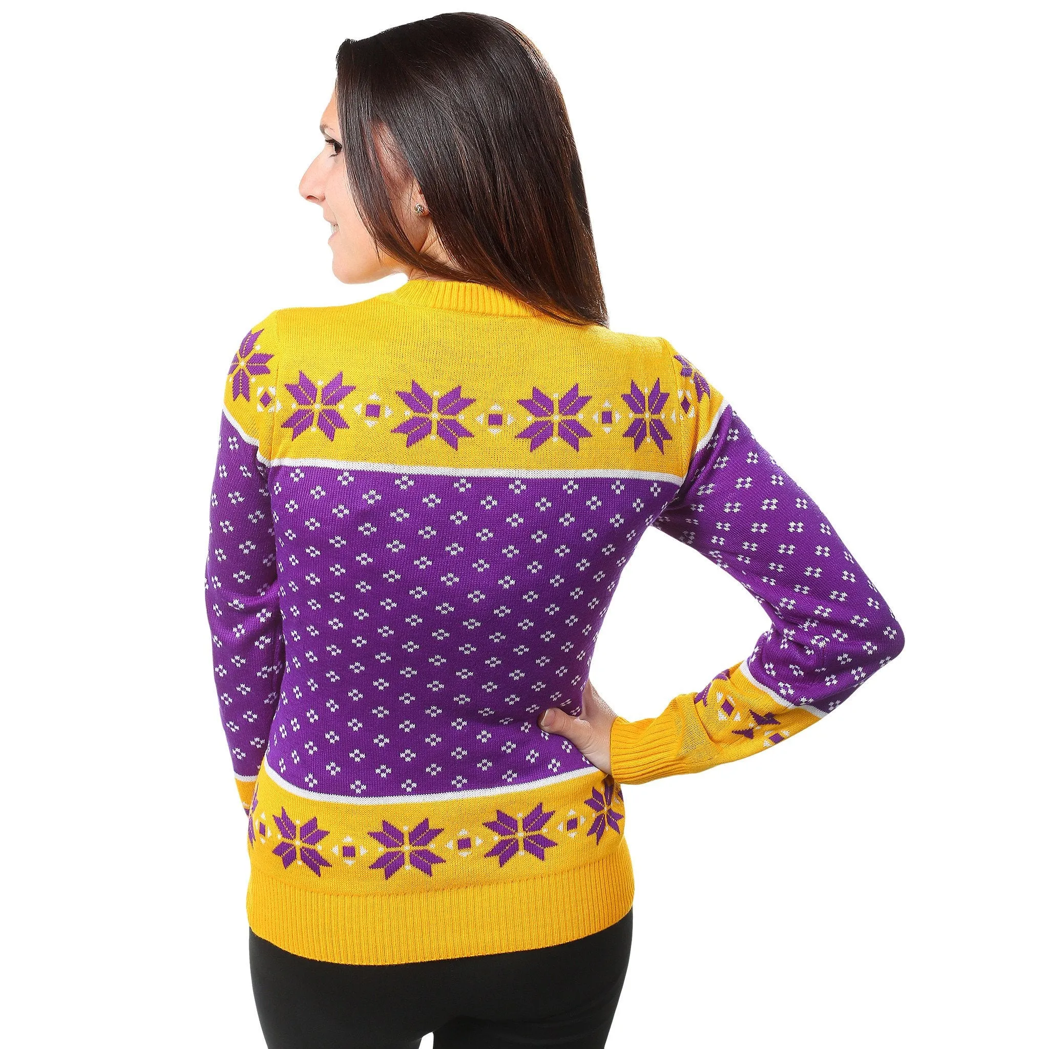 Minnesota Vikings Womens Festive Christmas Sweater