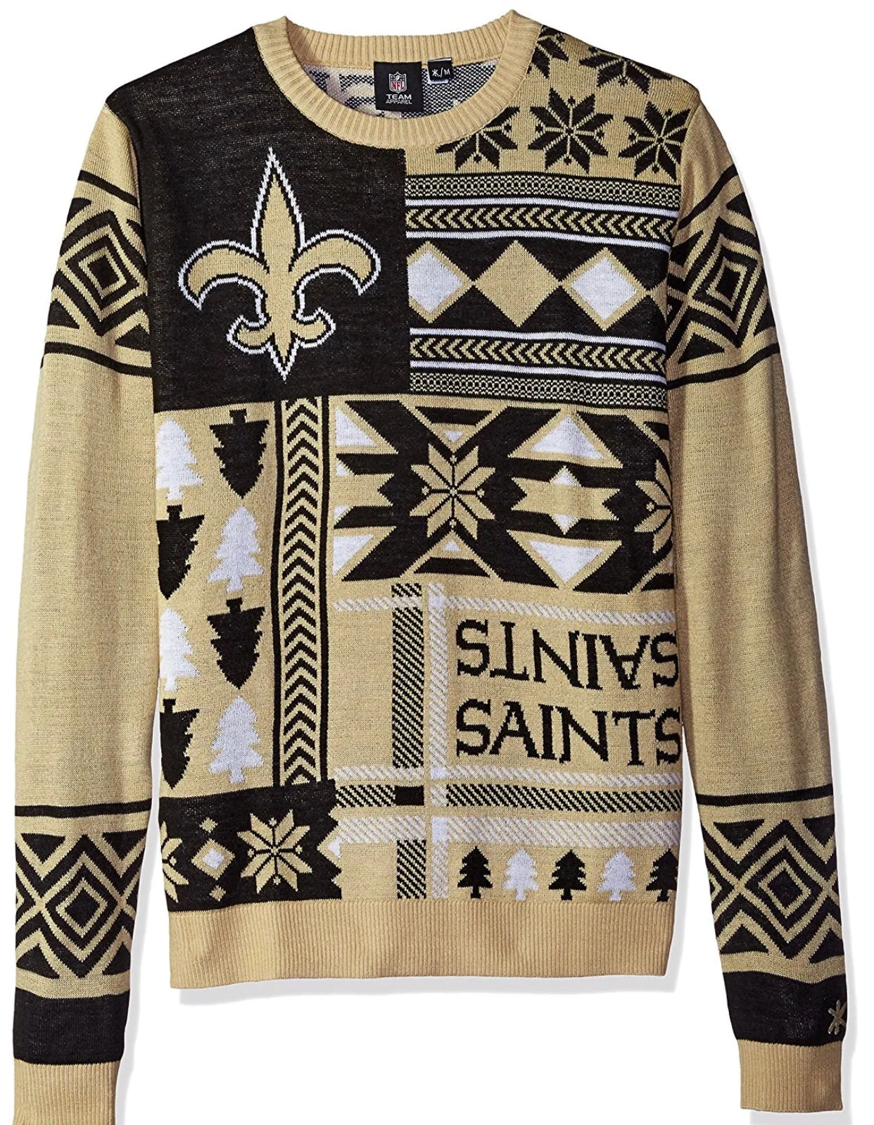 Cozy New Orleans Saints Ugly Christmas Sweater for Festive Football Fans