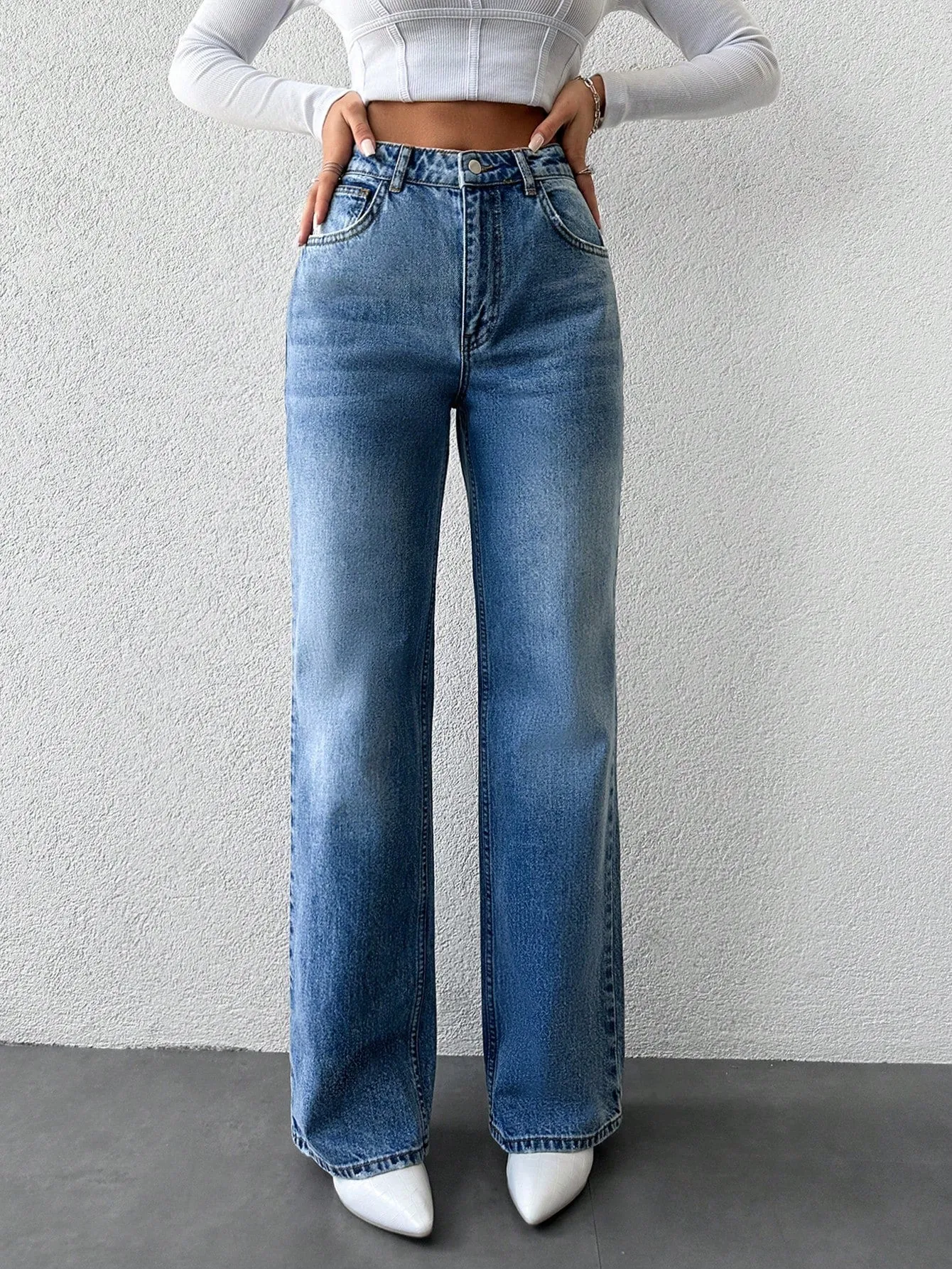 Oh So Vintage Wide Leg Jeans