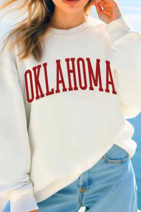 OKLAHOMA PUFF GRAPHIC BRUSHED SWEATSHIRTS